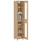 vidaXL Aparador de madera contrachapada roble Sonoma 34,5x34x180 cm vidaXL Aparador de madera contrachapada roble Sonoma 34,5x34x180 cm