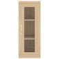 vidaXL Aparador de madera contrachapada roble Sonoma 34,5x34x180 cm vidaXL Aparador de madera contrachapada roble Sonoma 34,5x34x180 cm