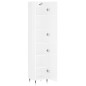 vidaXL Aparador alto madera contrachapada blanco brillo 34,5x34x180 cm vidaXL Aparador alto madera contrachapada blanco brillo 34,5x34x180 cm