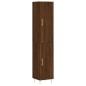 vidaXL Aparador alto madera contrachapada roble marrón 34,5x34x180 cm vidaXL Aparador alto madera contrachapada roble marrón 34,5x34x180 cm
