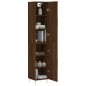 vidaXL Aparador alto madera contrachapada roble marrón 34,5x34x180 cm vidaXL Aparador alto madera contrachapada roble marrón 34,5x34x180 cm