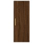 vidaXL Aparador alto madera contrachapada roble marrón 34,5x34x180 cm vidaXL Aparador alto madera contrachapada roble marrón 34,5x34x180 cm