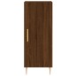 vidaXL Aparador alto madera contrachapada roble marrón 34,5x34x180 cm vidaXL Aparador alto madera contrachapada roble marrón 34,5x34x180 cm