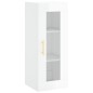 vidaXL Aparador alto madera contrachapada blanco brillo 34,5x34x180 cm vidaXL Aparador alto madera contrachapada blanco brillo 34,5x34x180 cm