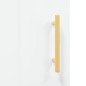 vidaXL Aparador alto madera contrachapada blanco brillo 34,5x34x180 cm vidaXL Aparador alto madera contrachapada blanco brillo 34,5x34x180 cm