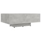 vidaXL Mesa de centro madera ingeniería gris hormigón 85x55x31 cm vidaXL Mesa de centro madera ingeniería gris hormigón 85x55x31 cm