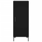 vidaXL Aparador de madera contrachapada negro 34,5x34x180 cm vidaXL Aparador de madera contrachapada negro 34,5x34x180 cm