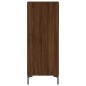 vidaXL Aparador alto madera contrachapada roble marrón 34,5x34x180 cm vidaXL Aparador alto madera contrachapada roble marrón 34,5x34x180 cm