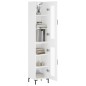 vidaXL Aparador alto madera contrachapada blanco 34,5x34x180 cm vidaXL Aparador alto madera contrachapada blanco 34,5x34x180 cm