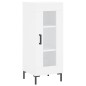 vidaXL Aparador alto madera contrachapada blanco 34,5x34x180 cm vidaXL Aparador alto madera contrachapada blanco 34,5x34x180 cm