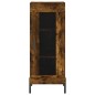 vidaXL Aparador de madera contrachapada roble ahumado 34,5x34x180 cm vidaXL Aparador de madera contrachapada roble ahumado 34,5x34x180 cm