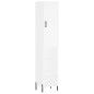 vidaXL Aparador alto madera contrachapada blanco 34,5x34x180 cm vidaXL Aparador alto madera contrachapada blanco 34,5x34x180 cm