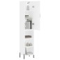 vidaXL Aparador alto madera contrachapada blanco 34,5x34x180 cm vidaXL Aparador alto madera contrachapada blanco 34,5x34x180 cm