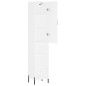 vidaXL Aparador alto madera contrachapada blanco 34,5x34x180 cm vidaXL Aparador alto madera contrachapada blanco 34,5x34x180 cm