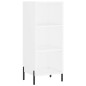 vidaXL Aparador alto madera contrachapada blanco 34,5x34x180 cm vidaXL Aparador alto madera contrachapada blanco 34,5x34x180 cm