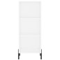 vidaXL Aparador alto madera contrachapada blanco 34,5x34x180 cm vidaXL Aparador alto madera contrachapada blanco 34,5x34x180 cm