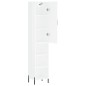 vidaXL Aparador alto madera contrachapada blanco brillo 34,5x34x180 cm vidaXL Aparador alto madera contrachapada blanco brillo 34,5x34x180 cm