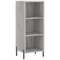 vidaXL Aparador alto madera contrachapada gris Sonoma 34,5x34x180 cm vidaXL Aparador alto madera contrachapada gris Sonoma 34,5x34x180 cm