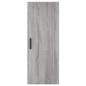 vidaXL Aparador alto madera contrachapada gris Sonoma 34,5x34x180 cm vidaXL Aparador alto madera contrachapada gris Sonoma 34,5x34x180 cm