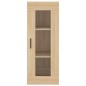 vidaXL Aparador de madera contrachapada roble Sonoma 34,5x34x180 cm
