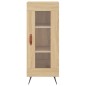 vidaXL Aparador de madera contrachapada roble Sonoma 34,5x34x180 cm vidaXL Aparador de madera contrachapada roble Sonoma 34,5x34x180 cm