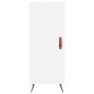 vidaXL Aparador alto madera contrachapada blanco 34,5x34x180 cm vidaXL Aparador alto madera contrachapada blanco 34,5x34x180 cm