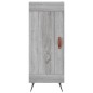 vidaXL Aparador alto madera contrachapada gris Sonoma 34,5x34x180 cm vidaXL Aparador alto madera contrachapada gris Sonoma 34,5x34x180 cm