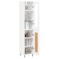vidaXL Aparador alto madera contrachapada blanco 34,5x34x180 cm vidaXL Aparador alto madera contrachapada blanco 34,5x34x180 cm