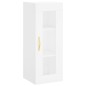 vidaXL Aparador alto madera contrachapada blanco 34,5x34x180 cm vidaXL Aparador alto madera contrachapada blanco 34,5x34x180 cm