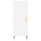 vidaXL Aparador alto madera contrachapada blanco 34,5x34x180 cm vidaXL Aparador alto madera contrachapada blanco 34,5x34x180 cm