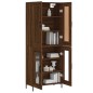vidaXL Aparador alto madera contrachapada marrón roble 69,5x34x180 cm vidaXL Aparador alto madera contrachapada marrón roble 69,5x34x180 cm