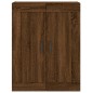 vidaXL Aparador alto madera contrachapada marrón roble 69,5x34x180 cm vidaXL Aparador alto madera contrachapada marrón roble 69,5x34x180 cm