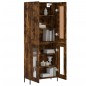 vidaXL Aparador alto madera contrachapada roble ahumado 69,5x34x180 cm vidaXL Aparador alto madera contrachapada roble ahumado 69,5x34x180 cm