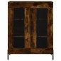 vidaXL Aparador alto madera contrachapada roble ahumado 69,5x34x180 cm vidaXL Aparador alto madera contrachapada roble ahumado 69,5x34x180 cm
