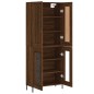vidaXL Aparador alto madera contrachapada marrón roble 69,5x34x180 cm vidaXL Aparador alto madera contrachapada marrón roble 69,5x34x180 cm