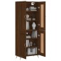 vidaXL Aparador alto madera contrachapada marrón roble 69,5x34x180 cm vidaXL Aparador alto madera contrachapada marrón roble 69,5x34x180 cm