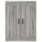 vidaXL Aparador alto madera contrachapada gris sonoma 69,5x34x180 cm vidaXL Aparador alto madera contrachapada gris sonoma 69,5x34x180 cm