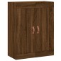 vidaXL Aparador alto madera contrachapada marrón roble 69,5x34x180 cm