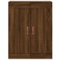 vidaXL Aparador alto madera contrachapada marrón roble 69,5x34x180 cm