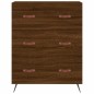 vidaXL Aparador alto madera contrachapada marrón roble 69,5x34x180 cm