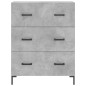vidaXL Aparador alto madera contrachapada gris hormigón 69,5x34x180 cm vidaXL Aparador alto madera contrachapada gris hormigón 69,5x34x180 cm