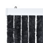 vidaXL Cortina mosquitera de chenilla gris antracita 90x220 cm vidaXL Cortina mosquitera de chenilla gris antracita 90x220 cm