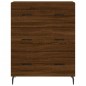 vidaXL Aparador alto madera contrachapada marrón roble 69,5x34x180 cm vidaXL Aparador alto madera contrachapada marrón roble 69,5x34x180 cm