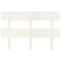 vidaXL Cabecero de cama madera maciza de pino blanco 124x3x81 cm vidaXL Cabecero de cama madera maciza de pino blanco 124x3x81 cm
