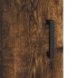 vidaXL Aparador alto madera contrachapada roble ahumado 69,5x34x180 cm