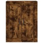 vidaXL Aparador alto madera contrachapada roble ahumado 69,5x34x180 cm vidaXL Aparador alto madera contrachapada roble ahumado 69,5x34x180 cm