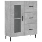 vidaXL Aparador alto madera contrachapada gris hormigón 69,5x34x180 cm vidaXL Aparador alto madera contrachapada gris hormigón 69,5x34x180 cm