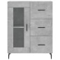 vidaXL Aparador alto madera contrachapada gris hormigón 69,5x34x180 cm vidaXL Aparador alto madera contrachapada gris hormigón 69,5x34x180 cm
