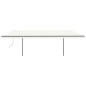 vidaXL Toldo manual retráctil con postes color crema 3,5x2,5 m vidaXL Toldo manual retráctil con postes color crema 3,5x2,5 m