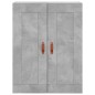 vidaXL Aparador alto madera contrachapada gris hormigón 69,5x34x180 cm vidaXL Aparador alto madera contrachapada gris hormigón 69,5x34x180 cm